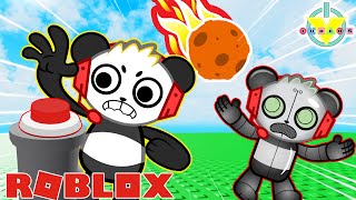 DONT PRESS THE WRONG BUTTON Lets Play Roblox with Robo Combo Vs Combo Panda [upl. by Annaiviv612]