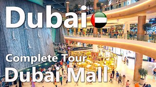 Dubai Mall Hypermarket Complete Walking Tour 4K🇦🇪 [upl. by Anaujait]