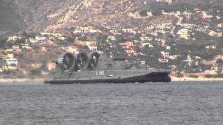 GREEK NAVY HOVERCRAFT KEFALONIA L180 ZUBR CLASS [upl. by Leake]