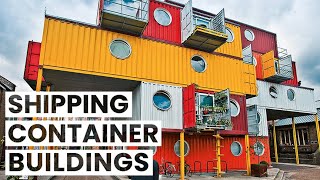 Shipping Container Buildings  Sustainable Construction [upl. by Brosine]