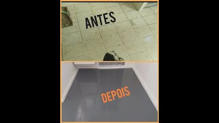 COMO PINTAR E RENOVAR PISOS COM TINTA EPÓXI [upl. by Anifesoj548]