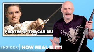 Sword Master Rates 10 More Sword Fights In Movies And TV  How Real Is It  Insider [upl. by Kenley]