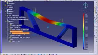 CATIA V5 Static Analysis Engineering Optimizer [upl. by Merrell]