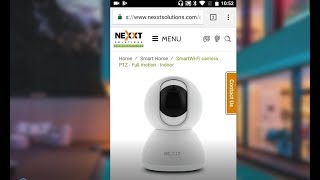 Nexxt Solutions  Configurar cámara inteligente motorizada en la aplicación Nexxt Home [upl. by Gerlac]