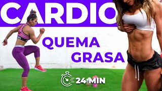 SÚPER CARDIO QUEMA GRASA 20 MIN en CASA  Cardio HIIT [upl. by Millhon371]