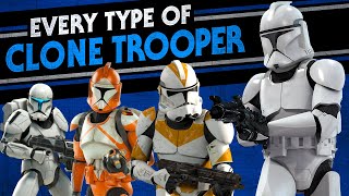 Every Clone Trooper Type in Star Wars Canon [upl. by Egbert]