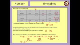 Train and Bus Timetables [upl. by Gusti]