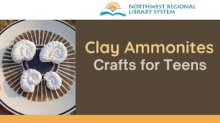 Clay Ammonites Crafts for Teens [upl. by Torp454]