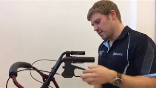 How to Adjust the Brakes on a Rollator [upl. by Leandro975]