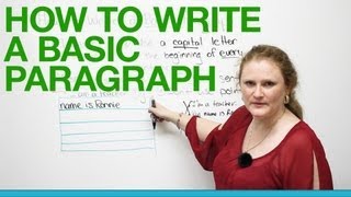 How to write a basic paragraph [upl. by Call]