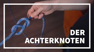 Der Achterknoten  EINFACH KLETTERN [upl. by Cyb70]