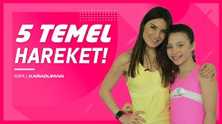 Cimnastikte 5 Temel Hareket   Öne  Geri Takla Amut Köprü ve Çember [upl. by Otrevlig]