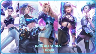 KDA ALL SONGS 1 Hour [upl. by Weisburgh]