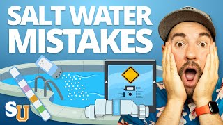 9 Common SALT WATER POOL MAINTENANCE Mistakes [upl. by Idnyl]