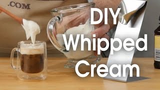 DIY whipped cream in 60 seconds [upl. by Edia]