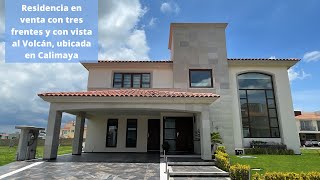 I1537 Casa en venta con vista al volcán y 3 frentes en Calimaya Estado de México [upl. by Leduar]