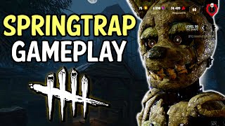 Playing As Springtrap In Dead By Daylight  Five Nights At Freddys Killer [upl. by Crescentia]