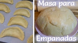 Masa Para Empanadas Saladas  Mi Cocina Rápida [upl. by Napra]