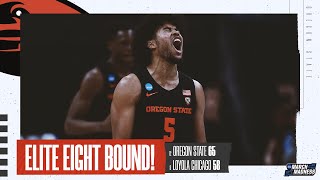 Oregon State vs Loyola Chicago  Sweet 16 NCAA tournament extended highlights [upl. by Holcomb258]