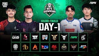 PUBG Mobile NEPX Showdown  Grand Finals Day 1 [upl. by Ingra472]