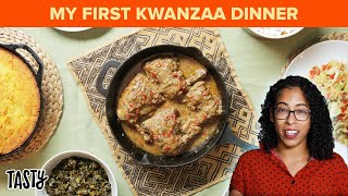 My First Kwanzaa Dinner • Tasty [upl. by Imarej]