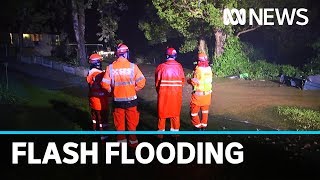 Coffs Harbour receives almost 200mm of rain in two hours  ABC News [upl. by Aushoj]