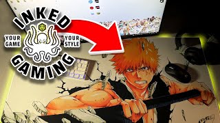 Inked gaming mousepad unboxing and review best custom mousepad [upl. by Wendin]