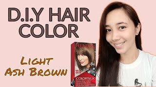 DIY HAIR COLOR Using REVLON COLORSILK  Quaranthings [upl. by Natsreik324]