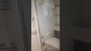 PampO Cruises ship Iona balcony cabin 15514 bathroom [upl. by Gabrielli576]