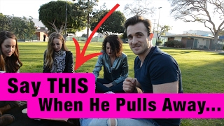 Exactly What to Say When He Pulls Away Matthew Hussey Get The Guy [upl. by Balthasar486]