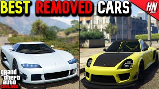 10 Best Removed Cars From GTA Online [upl. by Asta]