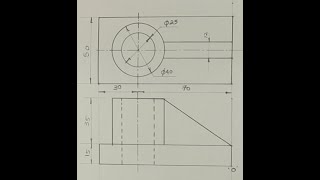 Isometric view  Technical drawing  Engineering drawing [upl. by Arahahs103]