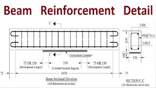 Beam Reinforcement Detailing [upl. by Furiya]