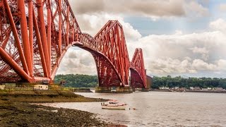 Firth of Forth Railway Bridge Scotland [upl. by Edina]