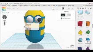 Design a Minion with Tinkercad [upl. by Elaina652]