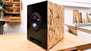 Making A Powered Sub Woofer  High Quality Bass  DIY Speaker [upl. by Simara]