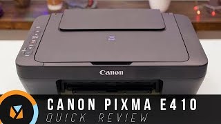 Canon Pixma E410 Review [upl. by Menendez]