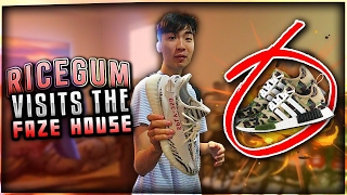 RICEGUM VISITS THE NEW FAZE HOUSE [upl. by Akiria]