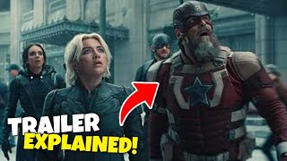 Thunderbolts OFFICIAL TRAILER Explained  Marvel Studios [upl. by Aliled860]