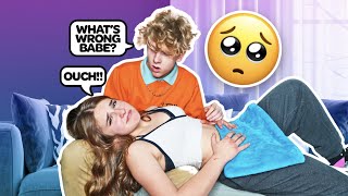 Having BAD Cramps To See How My BOYFRIEND Reacts Cute Reaction Piper Rockelle [upl. by Nesnar]