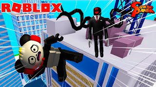 HIGHEST BUILDING IN ROBLOX Lets Play Roblox SKYSCRAPER with Combo Panda [upl. by Zetrauq]