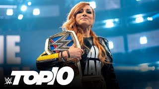 Becky Lynchs greatest moments WWE Top 10 May 17 2020 [upl. by Aisetal]