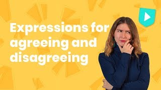 Expressions for agreeing and disagreeing in English  Learn English with Cambridge [upl. by Naryt]