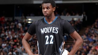 Andrew Wiggins Highlights of the 20142015 NBA Season [upl. by Aratahs]