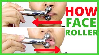 TOP 5 FACE ROLLER MASSAGES  Face lifting roller [upl. by Nilved]