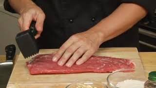 How to Tenderize a Beef Flank Steak [upl. by Nerral]