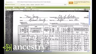 Exploring US Census Records  Ancestry [upl. by Kcirevam]