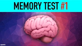 MEMORY TEST GAME 1  Memorize 3 Pictures amp Answer 5 Questions  Brain Training Games [upl. by Cissej]