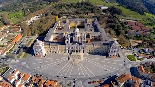 Mafra National Palace aerial view [upl. by Sheffy]