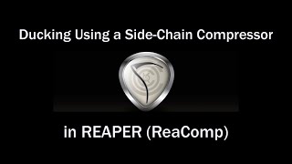 Ducking using SideChain Compression in REAPER ReaComp [upl. by Tellford]